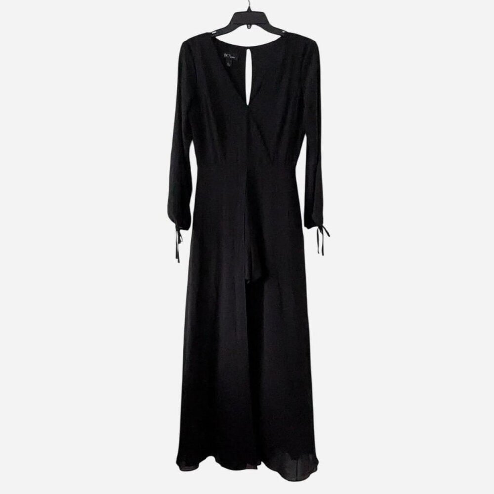 BCX dress romper with mesh cape